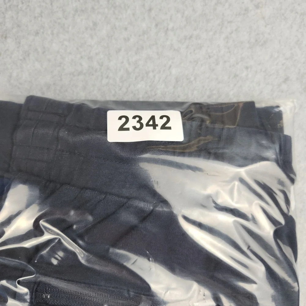 Caliville Joggers Sweatpants Men Large Navy Blue Cotton Stretch Drawstring Waist